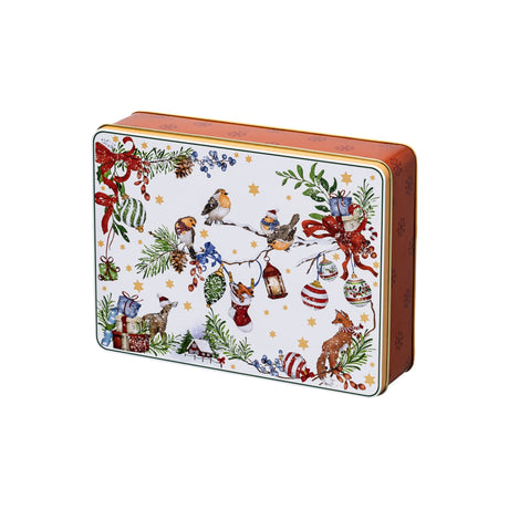 HUTSCHENREUTHER - Set 3 scatole biscotti Rettangolare Natale Sammelserie