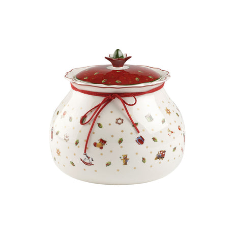 VILLEROY & BOCH Toy's Delight Barattolo Grande Natale Tavola Natalizia 21cm