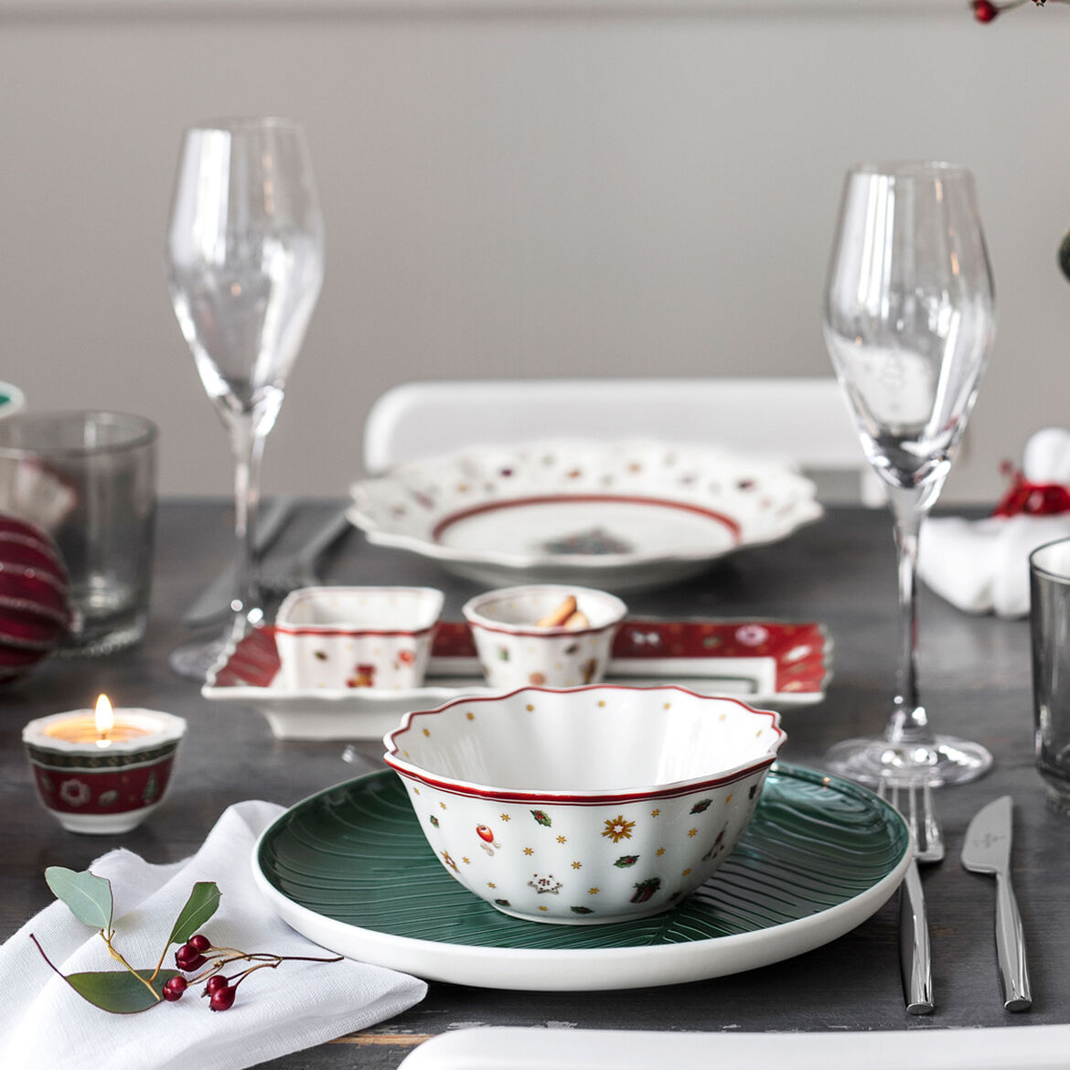 VILLEROY & BOCH Toy's Delight Scodella Ciotola Coppetta Piccola 15cm Tavola Natale