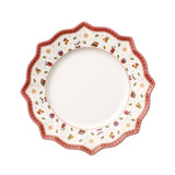 VILLEROY & BOCH - Toy's Delight Piatto Piano Bianco 29cm Set 6 Pezzi Tavola di Natale
