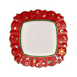 Piatto piano quadrato Toy's Delight Villeroy & Boch in porcellana 28 cm