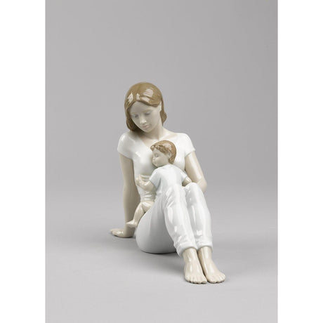 Lladró Figurina L'Amore di Una Madre 25x36cm Porcellana