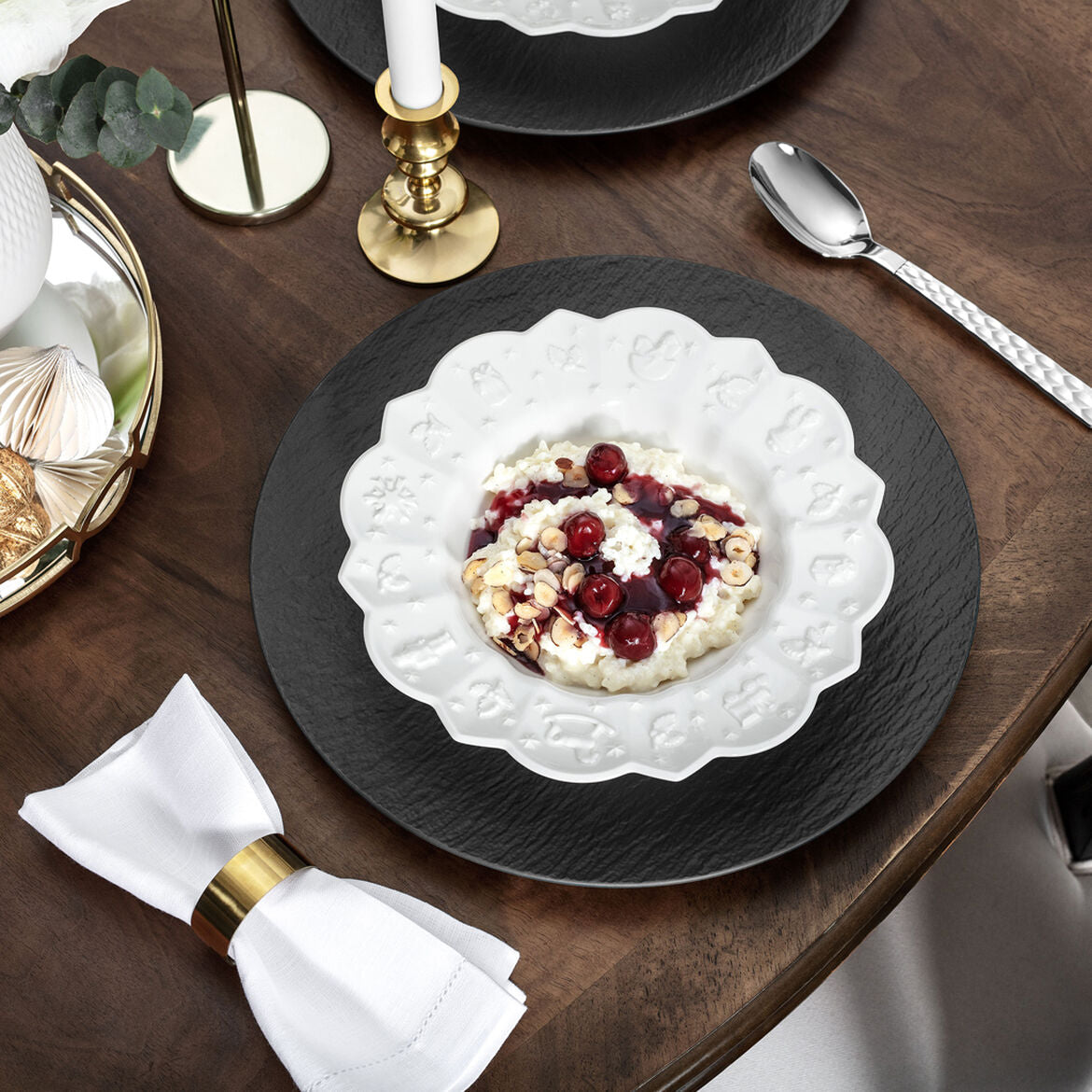 VILLEROY & BOCH Toy's Delight Royal Classic Piatto Fondo Bianco 23,5cm Tavola Natalizia