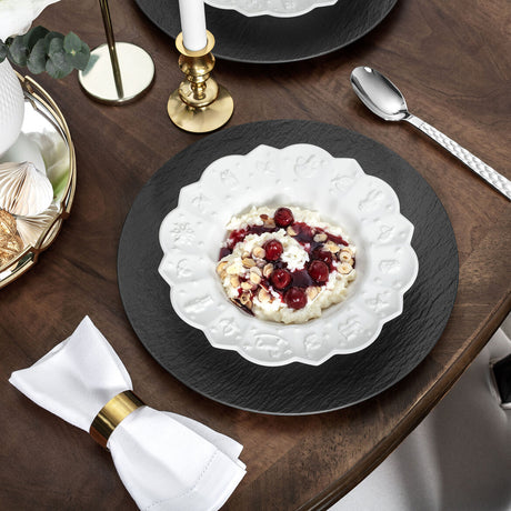 VILLEROY & BOCH Toy's Delight Royal Classic Piatto Fondo Bianco 23,5cm Tavola Natalizia