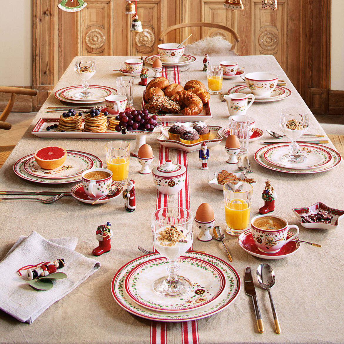 VILLEROY & BOCH Winter Bakery Delight Piatto Colazione Stella Cadente 21,5cm Tavola Natalizia