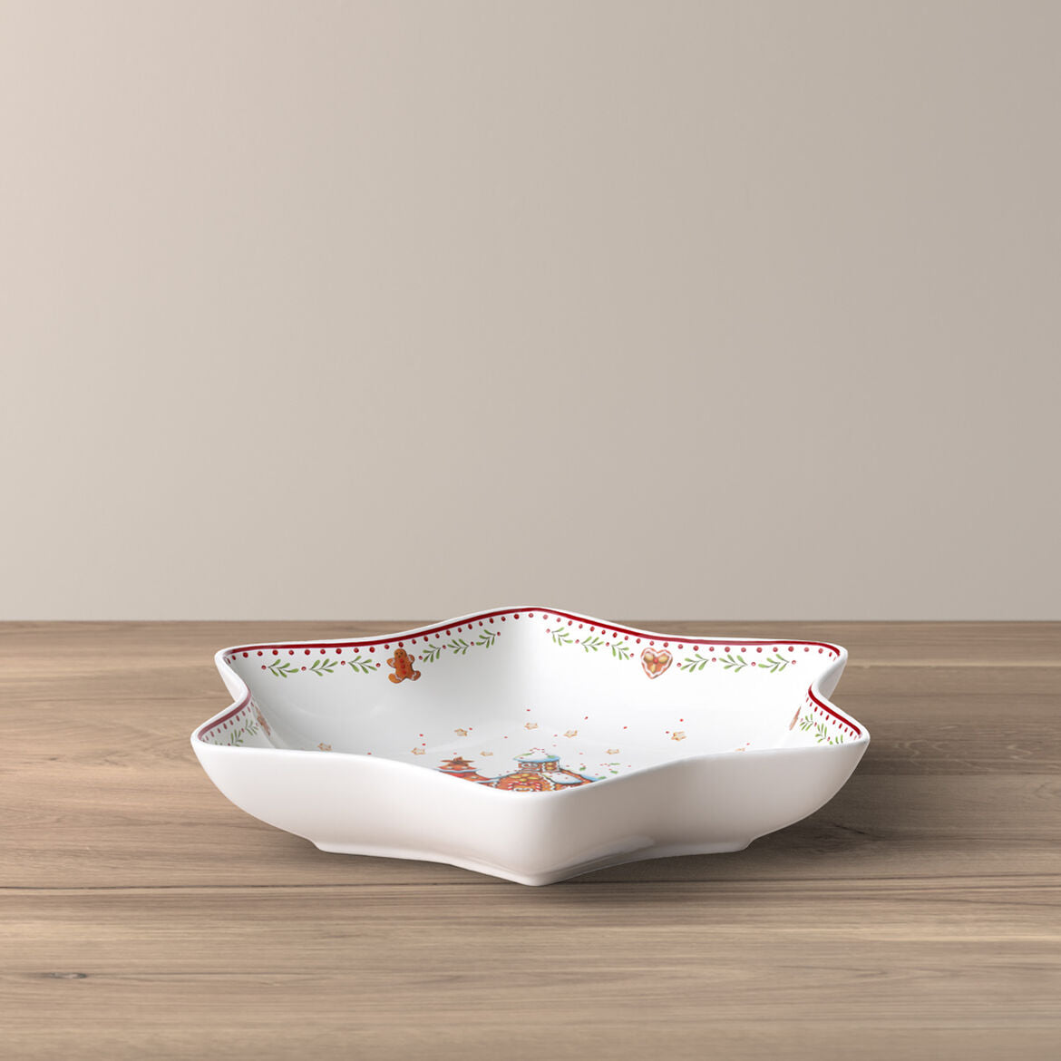 VILLEROY &amp; BOCH Winter Bakery Delight Ciotola Coppa Stella Media 24,5cm Tavola Natalizia