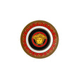 Piatto piano Ikarus Versace in porcellana con decoro Medusa dorato 18 cm