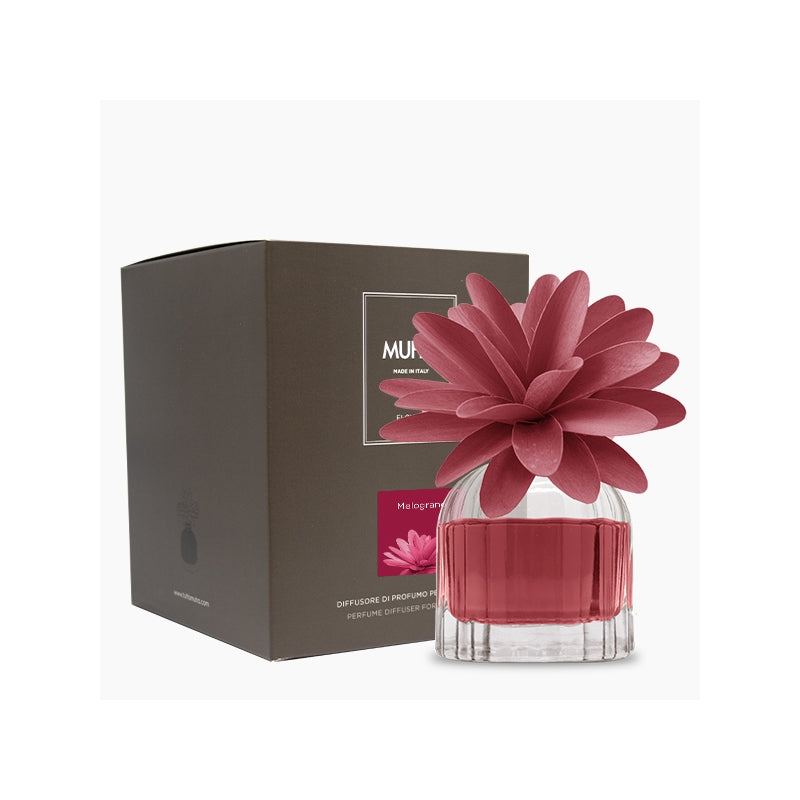 MUHA' Flower 60ml Profumatore D'Ambiente Diffusore Melograno