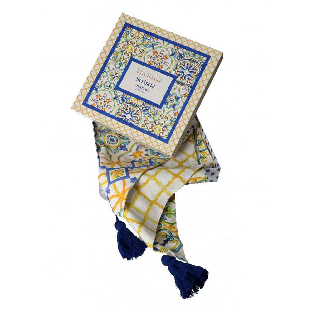 BRANDANI Medici Stripe Runner Retro Chain Gift Box 52999