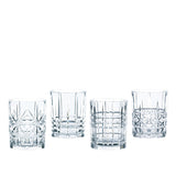 NACHTMANN Highland Bicchiere Tumbler da Whisky Set 4 Pezzi 345ml Cristallo