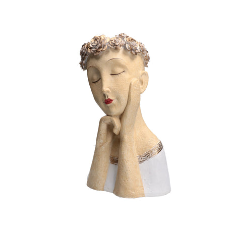 RITUALI DOMESTICI Medea Cachepot Magda Vaso Portavaso 35cm Resina
