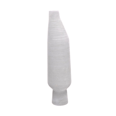 RITUALI DOMESTICI Eufemia Vaso Decorativo Moderno 40cm Bianco Ceramica