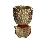 RITUALI DOMESTICI Amorino Cachepot Portavaso Rosso Oro 20cm Cemento