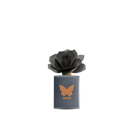 MUHA' Profumatore Diffusore Art Rosa con Ricamo 100ml Cedro e Bergamotto