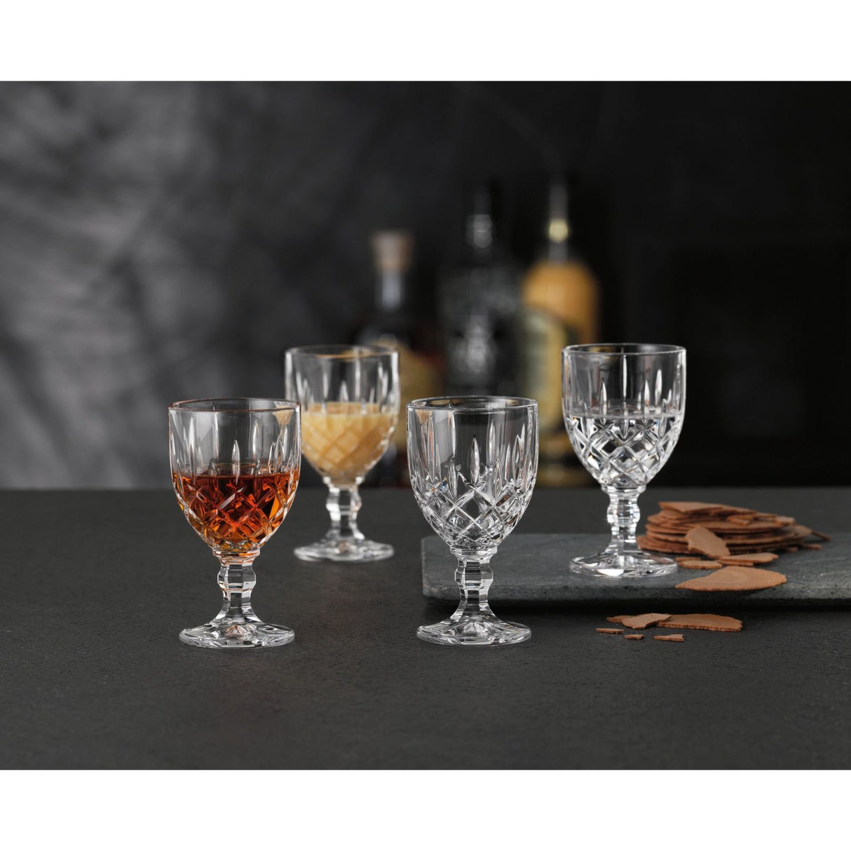 NACHTMANN Noblesse Bicchiere da Liquore Shot Set 4 Pezzi 57ml Cristallo