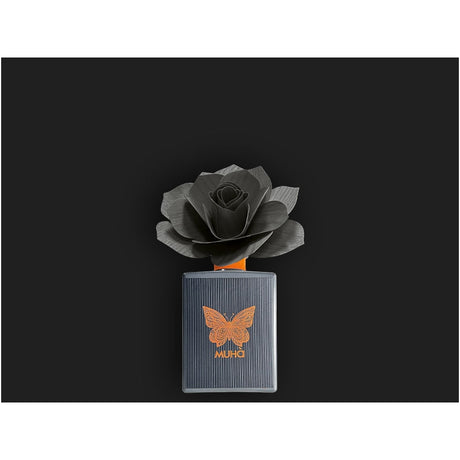 MUHA' Profumatore Diffusore Art Rosa con Ricamo 200ml Cedro e Bergamotto