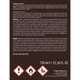 MUHA' Profumatore Diffusore Art Rosa con Ricamo 750ml Acqua e Sale