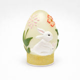 EDG Enzo De Gasperi Decorazione di Pasqua Uovo Twist con Movimento e LED 20cm Giallo