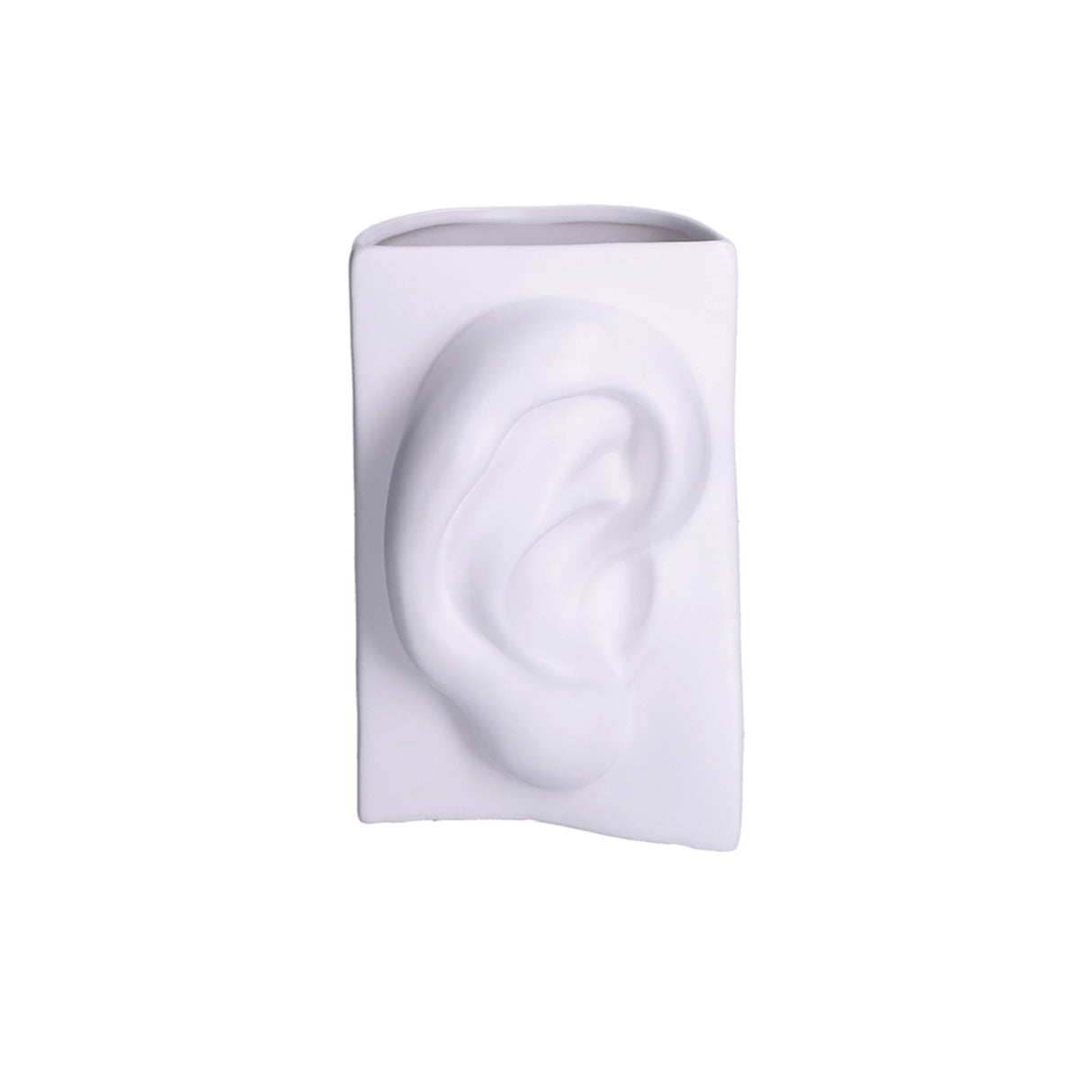 RITUALI DOMESTICI Augusto Vaso Orecchio 14 cm Bianco Ceramica