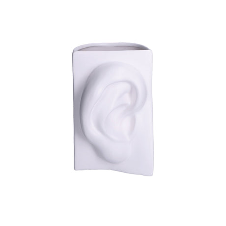 RITUALI DOMESTICI Augusto Vaso Orecchio 14 cm Bianco Ceramica
