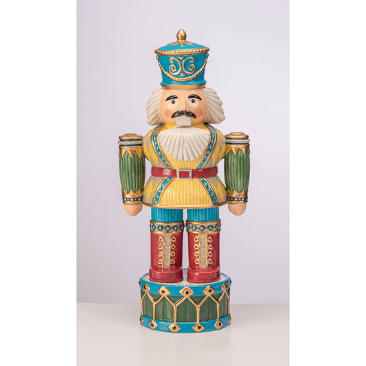 FITZ & FLOYD - Figura Statua Schiaccianoci Decorazione Natale 37 cm 1022020