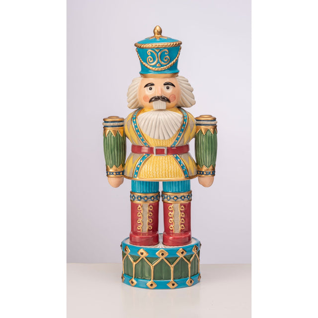 FITZ & FLOYD - Figura Statua Schiaccianoci Decorazione Natale 37 cm 1022020