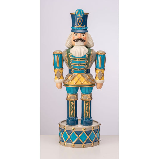 FITZ & FLOYD - Figura Statua Schiaccianoci Decorazione Natale 40 cm 1022021