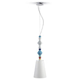 LLADRO' Lampadario Belle De Nuit II Multicolore 170x23cm Porcellana