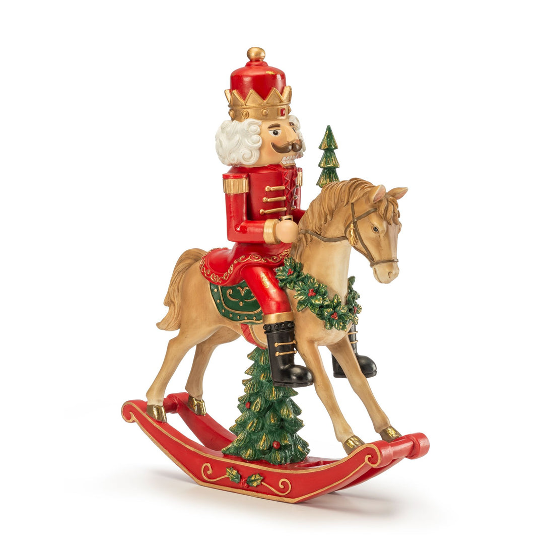 NOEL by Lamart - Soldatino a Cavallo Resina 36 cm Decorazione Natale 1022164