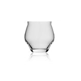 BRANDANI - Set 4 Bicchieri The End Vetro Liquore Obliquo Trasparente H 8,5 cm 52340