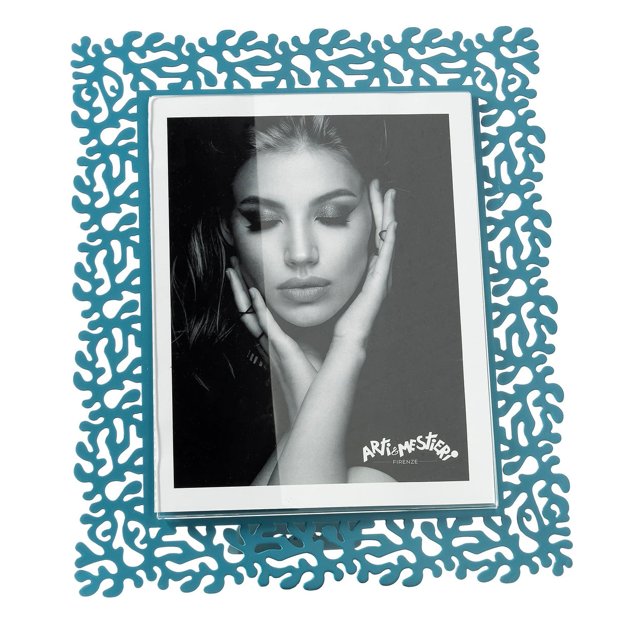 ARTI & MESTIERI Portafoto Corallo Maxi Blu Oltremare 34x29,3cm