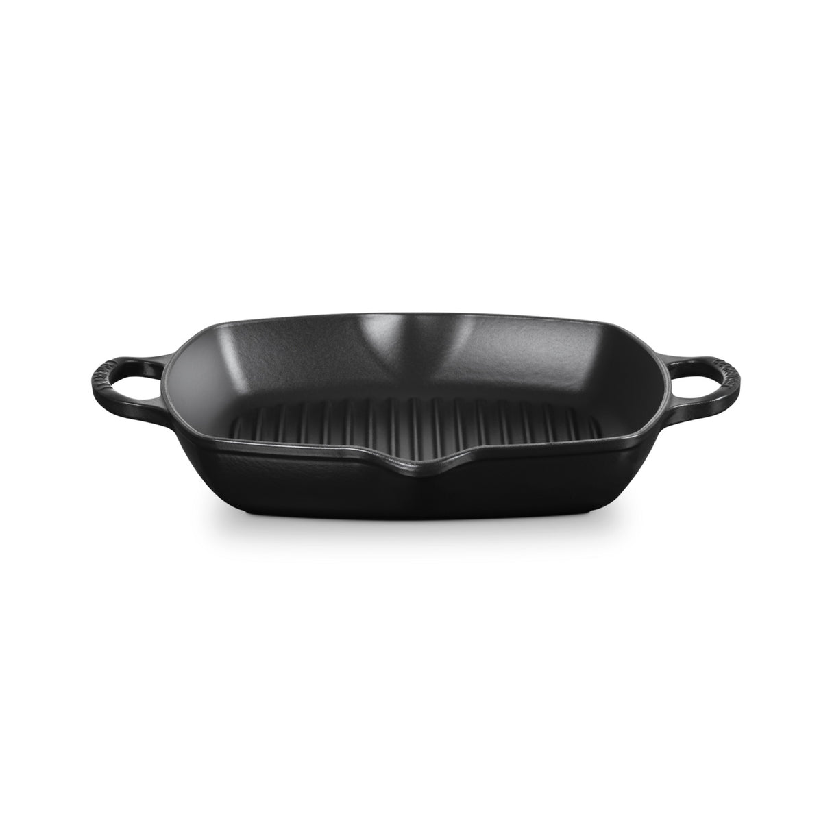 LE CREUSET Grill Quadrato Profondo Evolution 30cm Ghisa Vetrificata Nero