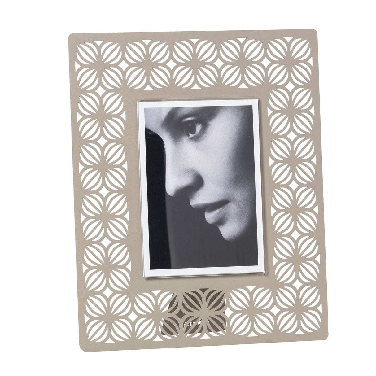 ARTI & MESTIERI Portafoto di Design Ikat Grande Sabbia