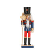 TIMSTOR - Schiaccianoci Soldatino Nutcracker con Ascia 24cm Legno Decorazione Natalizia