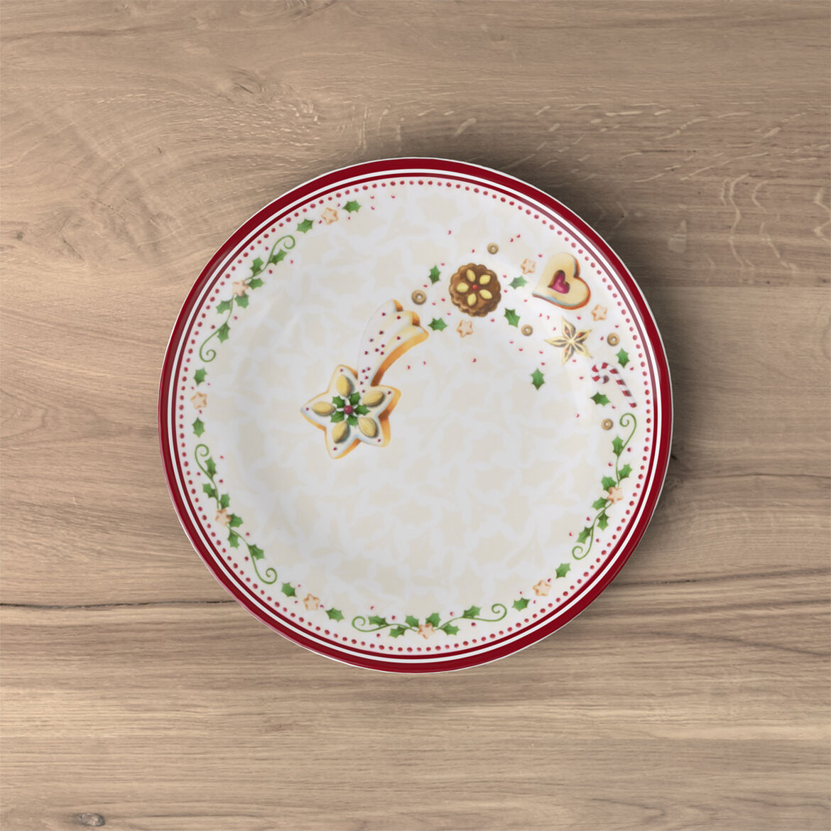 VILLEROY & BOCH Winter Bakery Delight Piatto Colazione Stella Cadente 21,5cm Tavola Natalizia