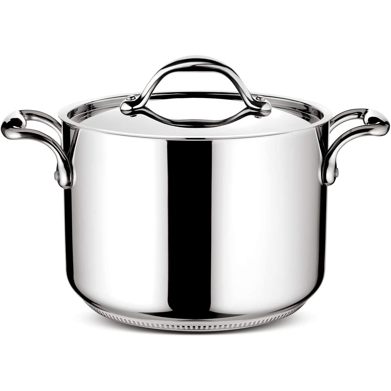 LAGOSTINA - Accademia Pentola con Coperchio 2 Maniglie 24 cm Acciaio Inox