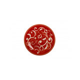 BRANDANI - Filo D'Oro Servizio Tavola 18 Pezzi Rosso Natale Porcellana Tavola Natalizia 52706