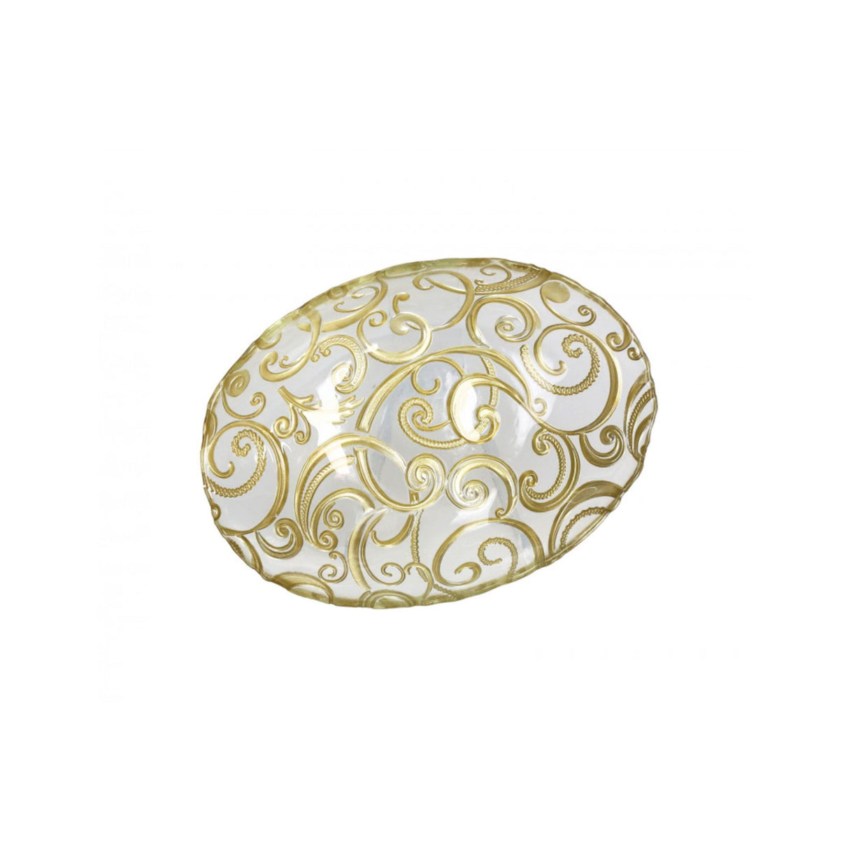 BRANDANI - Coppetta Ciotola Filo D'Oro 21 cm Vetro 52728