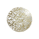 BRANDANI - Centrotavola Ciotola Piatto Filo D'Oro 40 cm Vetro 52731