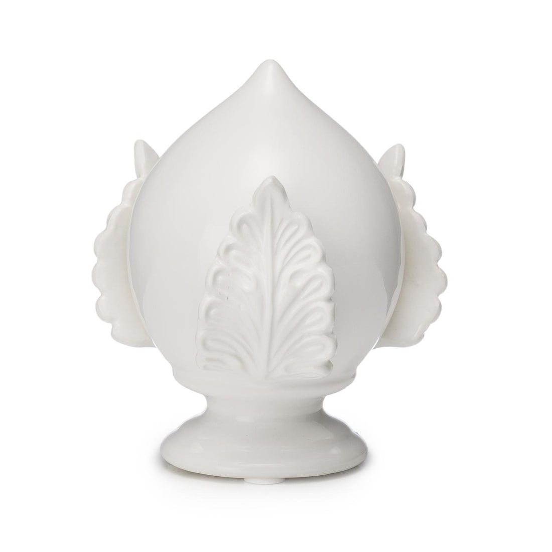 PALAIS ROYAL Pumo Pomo Pugliese Decorazione Bianco 12cm Ceramica