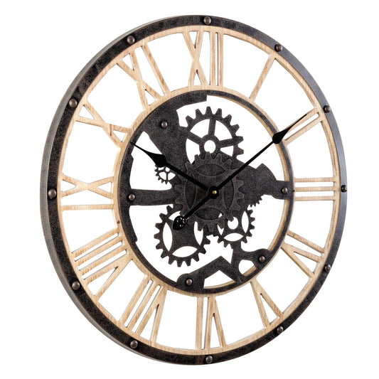 BIZZOTTO Orologio da Parete Ticking con Ingranaggi a Vista 60cm