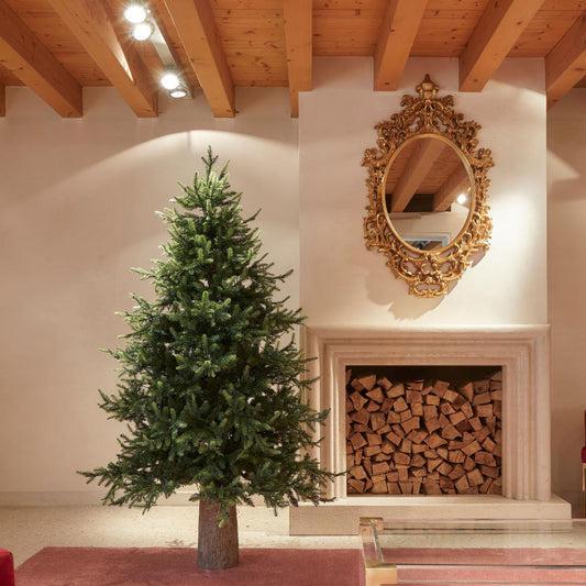EDG - Albero di Natale Pino Luxury H180cm D136cm Realistico Natural 2664 Rami