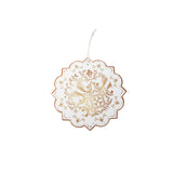 BRANDANI - Sottopentola Decoration Excalibur cm 20  Tavola Natalizia Porcellana 51051