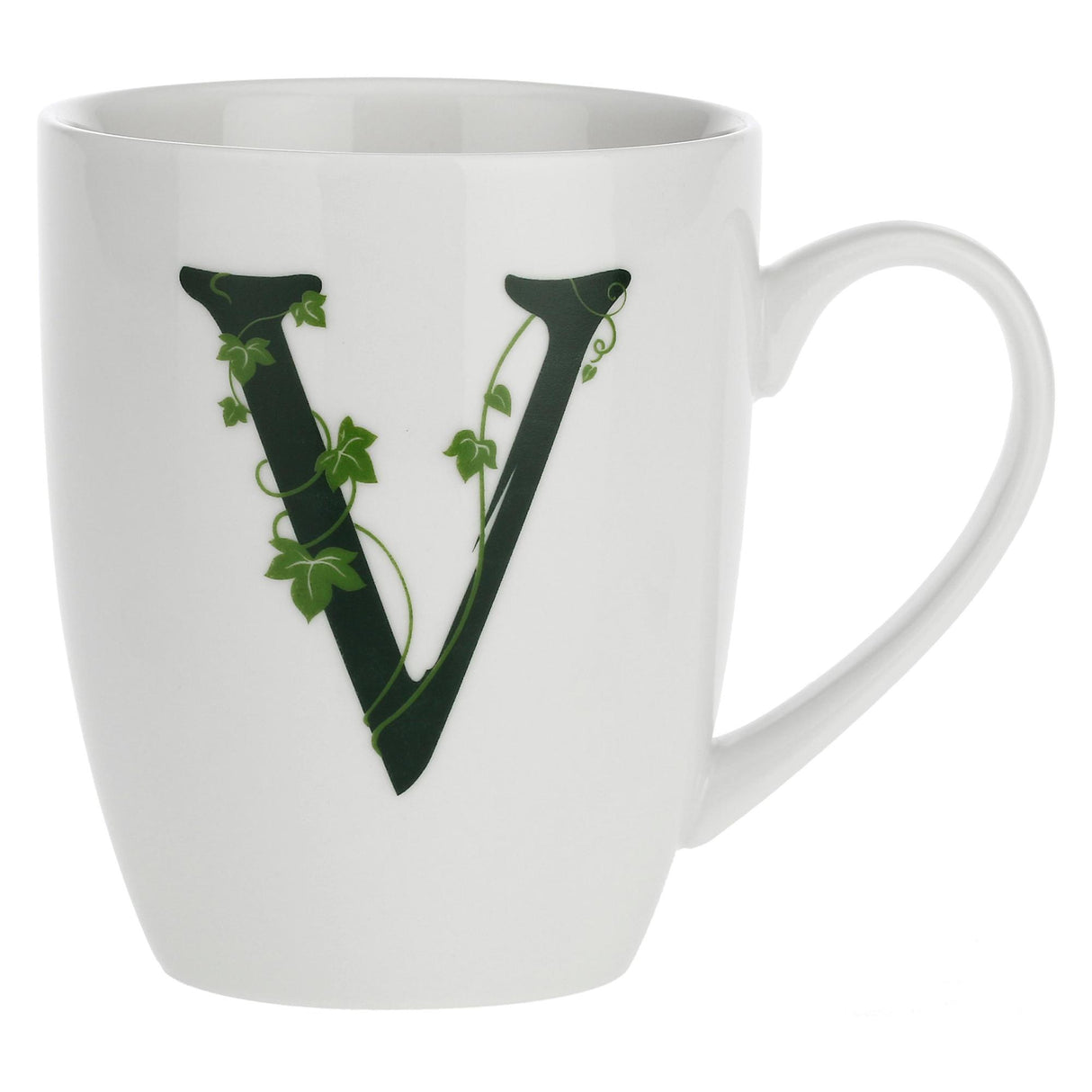 LA PORCELLANA BIANCA - Atupertu Tazza Mug Lettera "V" 380ml