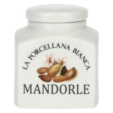 LA PORCELAINA BIANCA Preserve Almond Container Jar 500ml
