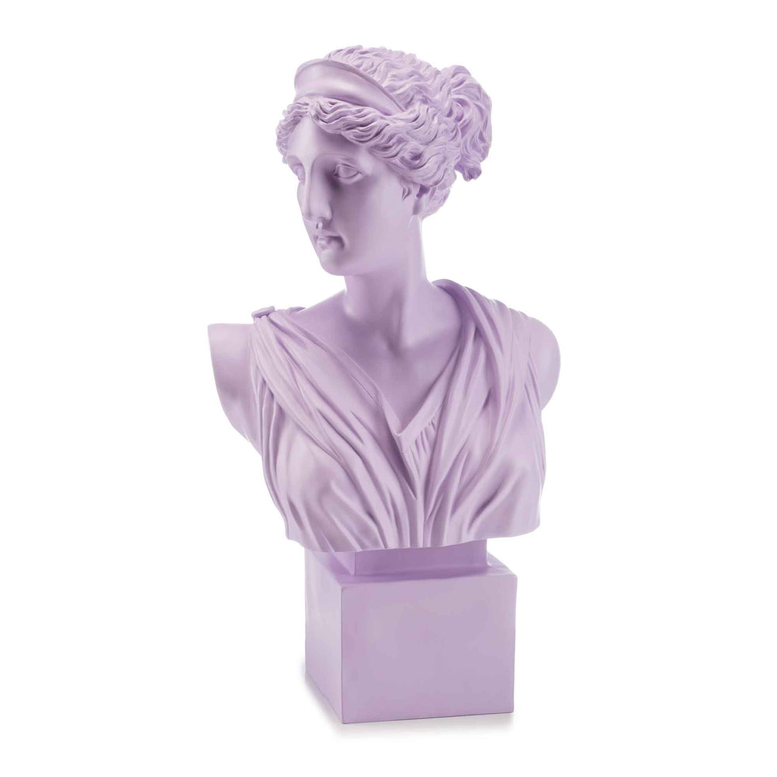 PALAIS ROYAL Busto Scultura Figura Artemide Viola 38cm Resina
