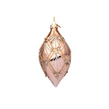 BIZZOTTO - Sfera Pallina Albero di Natale Lux 13 cm Vetro Rosa Champagne