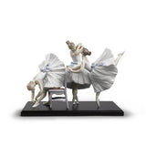 LLADRO' Figurina Lezione di Danza Edizione Limitata 36x49cm Porcellana