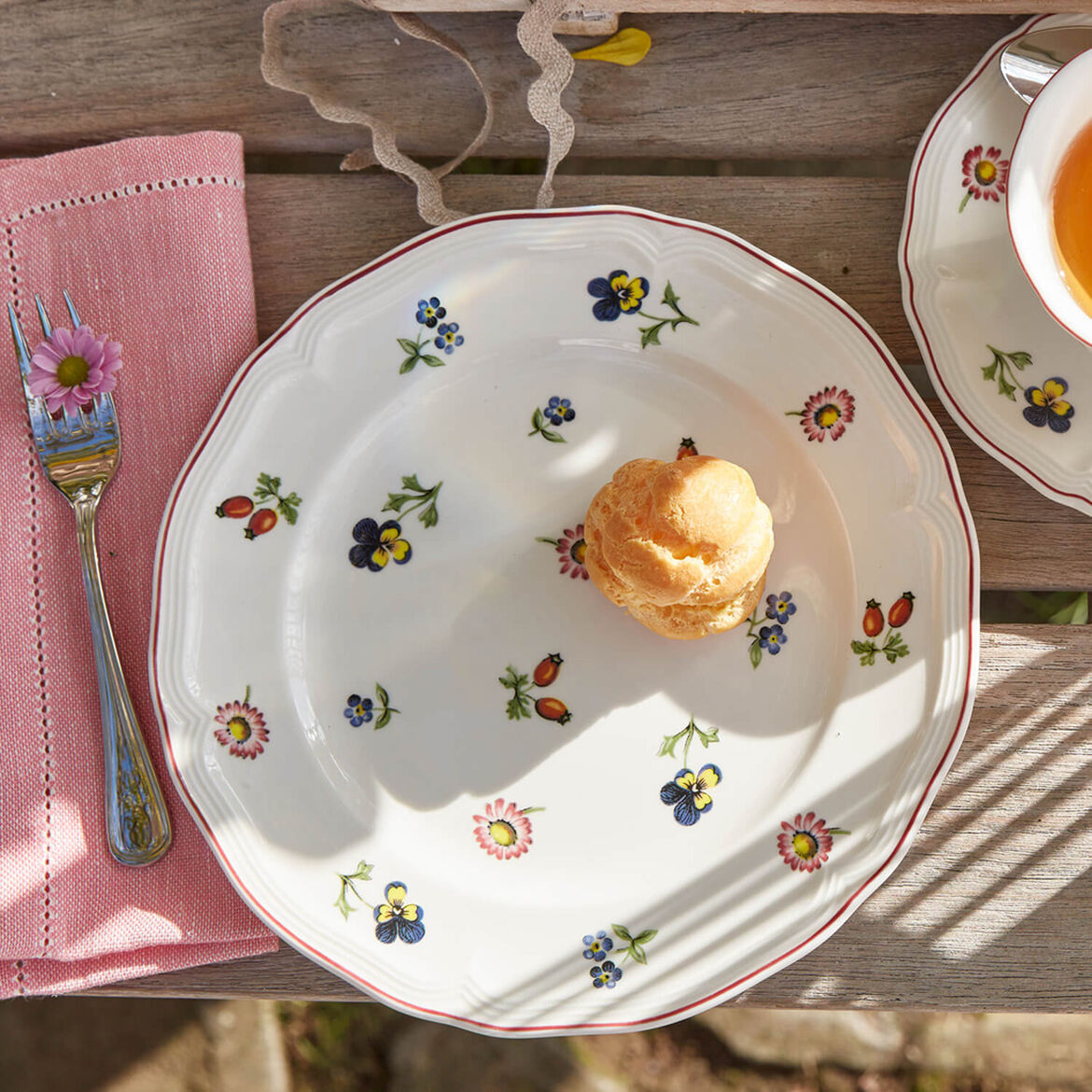 VILLEROY & BOCH Petite Fleur Set 6 Pezzi Piatto Frutta Colazione 21cm Porcellana
