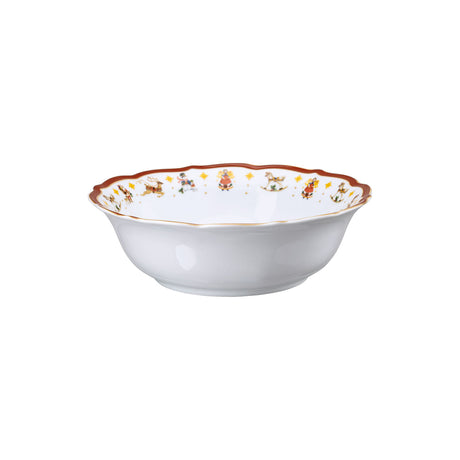 HUTSCHENREUTHER Happy Christmas Coppa Ciotola Natalizia 23cm Tavola di Natale